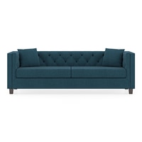 Windsor Luxe 3 Seater Fabric Sofa in Colonial Blue Colour