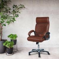 Mearisha High Back Executive Chair in Ten Brown Colour