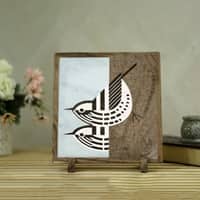 Twirling Birds Marble Showpiece