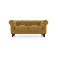 Winchester Essential 2 Seater Fabric Sofa In Ochre