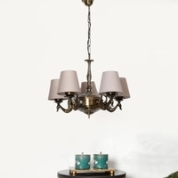 Devansh Gold Antique Wall Mounted Lamp With Beige Jute Shade