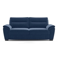 Adelaide Premium 3 Seater Fabric Sofa in Lapis Blue Colour