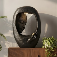 Black Face Shower Water Fountain