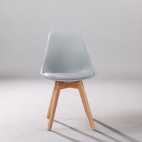 Kepler Brooks Valente Cafeteria Dining Chair in Grey Colour