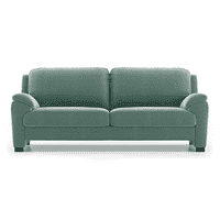 Farina Luxe 3 Seater Fabric Sofa in Dusty Turquoise Velvet Colour
