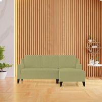Left Aligned 2 Seater Left Aligned Chaise Lime Green Sofa Cover