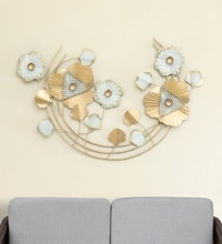 W-Vera Abstract Metal Wall Decor in Multicolor Set of 1