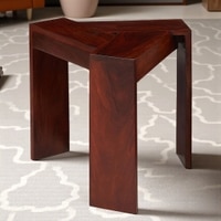 Ikiriya Sheesham Wood Contemporary Side Table in Honey Finish