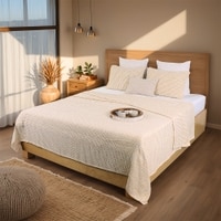 Girnar 1 Double Bedcover with Yellow colour