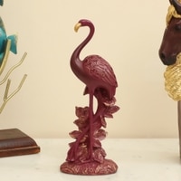 Zenith Polyresin Figurine in Maroon Colour