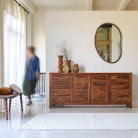 Rossen Wooden Sideboard 8 Drawer 2 Door