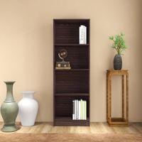 Hayao 4 Tier Book Shelf in Wenge Finish