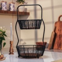 Ireka Home Nest Acacia Wood Storage Basket – Round Design