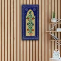 Desert Art MDF Handpainted Red Rectangle Wall Hanging Frame