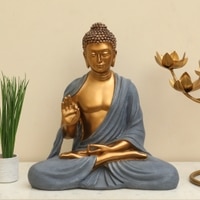 Lalit Polyresin  Figurine in Gray Colour