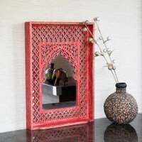 Iole decorative wall mirror 20.5inx4inx28.75in