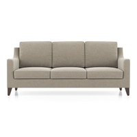 Abbey Sofa (Colour : Oyster Beige, Cushion : Hard, Seating Capacity : 3 Seater)