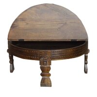 Rizo Solid Wood Coffee Table In Brown Finish