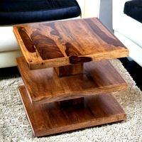 Thames Sheesham Wood Coffee Table In Teak Finish