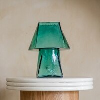 Lueur Teal Mini Handcrafted Table Lamp