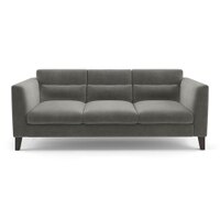 Lewis Sofa (Colour : Ash Grey Velvet, Cushion : Soft, Seater : 3+2)