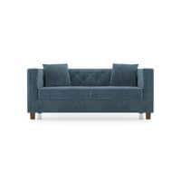 Windsor Essential 2 Seater Fabric Sofa In Ocean Weave