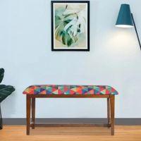 Idyia Solid Wood Bench In Provincial Teak Finish