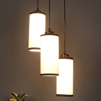 Seth Multicolour Fabric Cluster Hanging Light