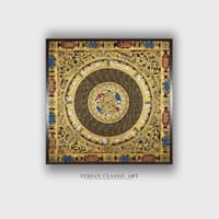 Mandala Canvas Wall Prints Canvas Wall Prints Set of 2 Multicolor Matte