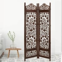 Kissie Solid Wood 4 Panel Room Divider