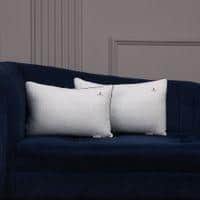 Fibrom Quilted 2 Pcs Soft Supportive Cushion 12 X 18 Inches