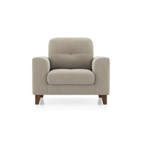 Verona Essential 1 Seater Fabric Sofa In Oyster Beige