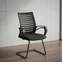 Kepler Brooks Iris Visitor Chair in Black Colour