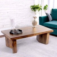 Kassel Sheesham Wood Coffee Table In Teak Finish