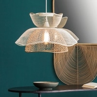Mallawi Bloom Handcrafted Hanging Lamp Gold