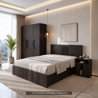 Walnut Grandeur Package (Bedroom + Living + Dining Room)