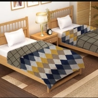 Soft,Luxurious, All Season, Reversible & Cozy  Single Bed Comforter