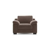 Esquel Essential 1 Seater Fabric Sofa in Daschund Brown Colour