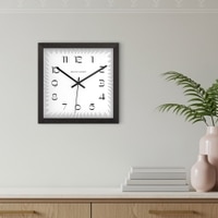 Contemporary Dial Wooden Square Wall Clock