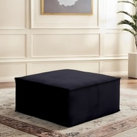 Amma Ottoman in Black Colour