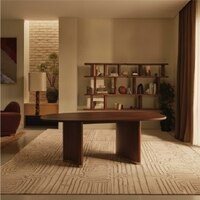Gahana Solid Wood Dining Table in Brown Colour