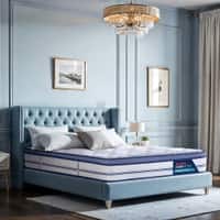 Strength Plus - Doctor Recommended 5 Zone Dual Density Orthopedic Support layer High Density Coir Memory Foam Mattress (78 x 70 in, 8 Inches)