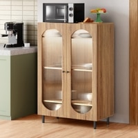 Stellar Multipurpose Storage Cabinet (Tall Size, Oak)