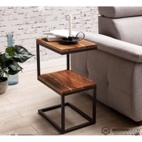 Biren Solid Wood Side Table