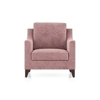Abbey Sofa (Colour : Desert Rose, Cushion : Soft, Seating Capacity : 1 Seater)