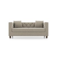 Windsor 2 Seater Fabric Sofa (Colour: Oyster Beige)