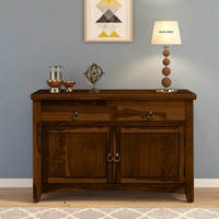 Sheesham Wood Sideboard In Scratch Resistant Provincial Teak Finish
