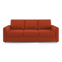 Apollo Sofa Set (Colour : Lava, Cushion : Hard, Back Type : Regular, Seater : 3+1+1)