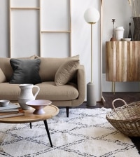 Roundway Solid Wood Coffee Table In Natural Finish