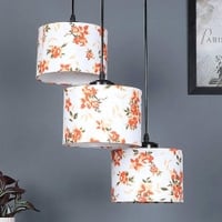 Fabian Multicolour Fabric Cluster Hanging Light